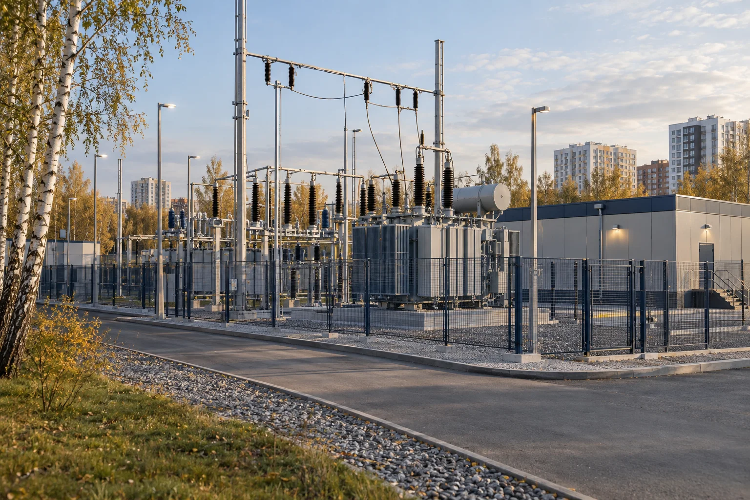 Иллюстрация городской инженерной инфраструктуры